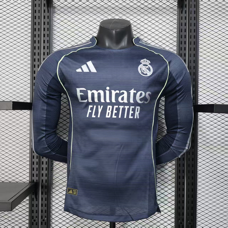 25-26 Real Madrid Away Long sleeve jersey
