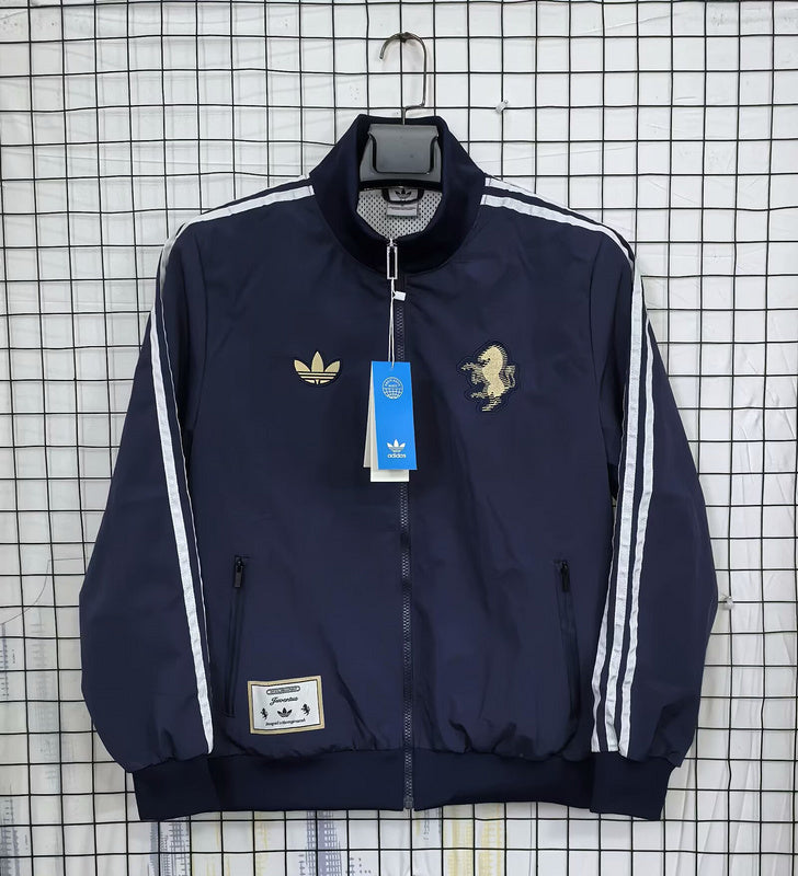 25-26 Juventus blue windbreaker