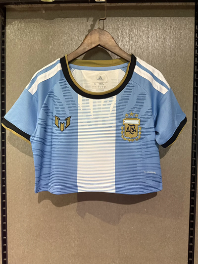 Argentina 2026 Messi Farewell version Cropped jersey