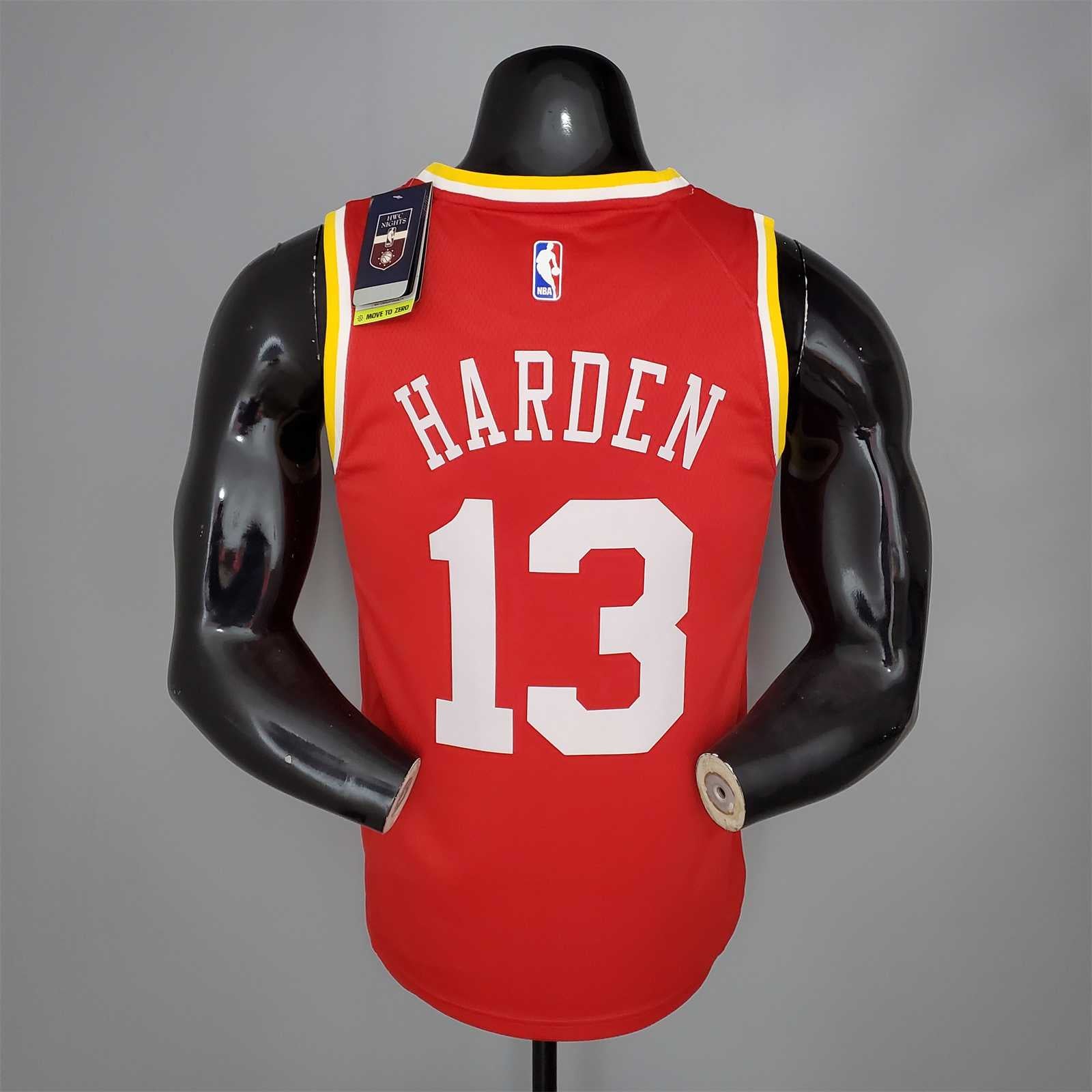 HARDEN#13 Rockets Retro Red tm
