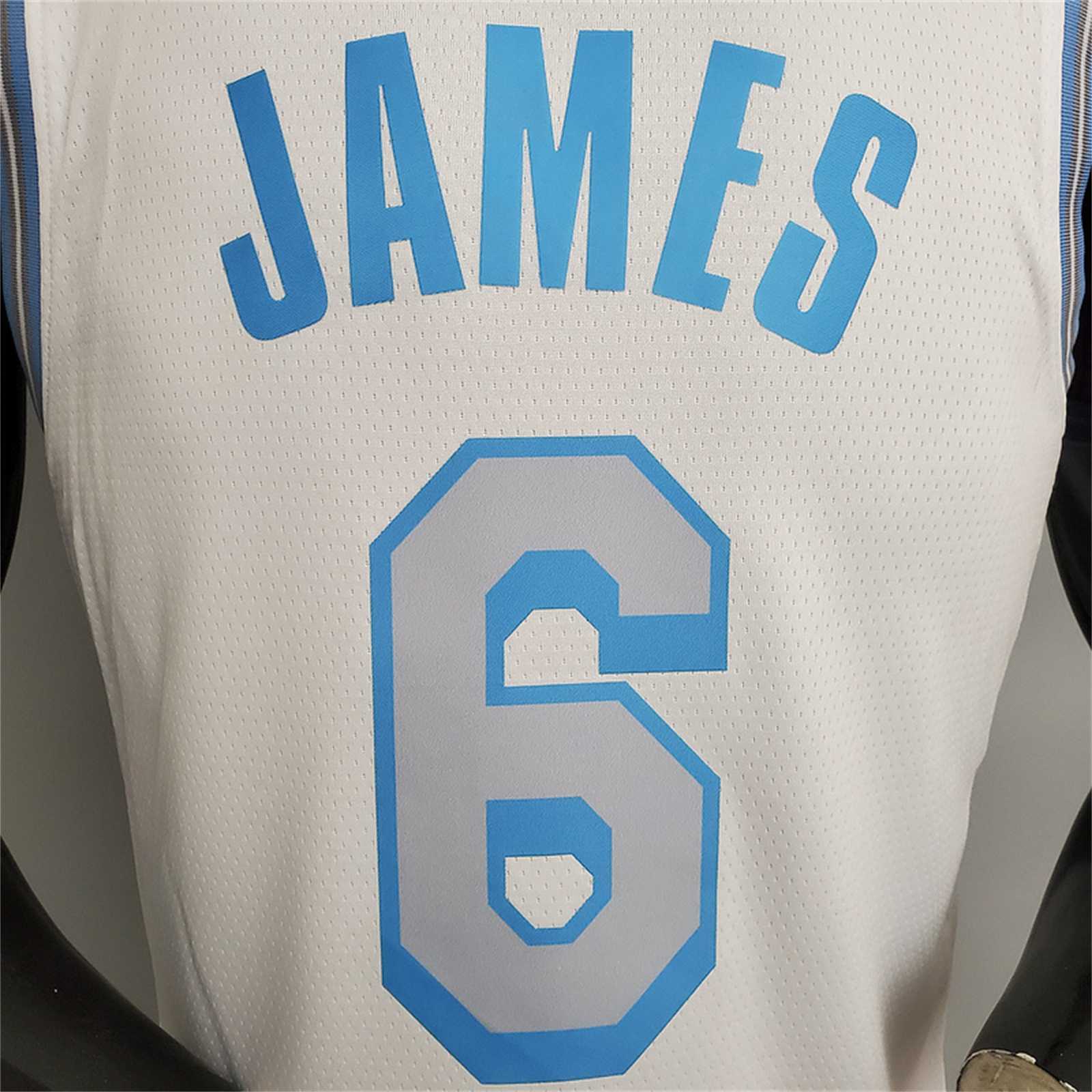 2021 James#6 Lakers Retro White tm