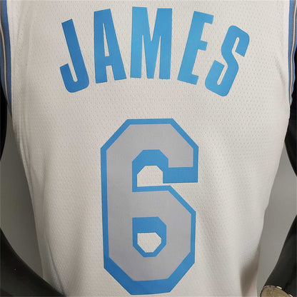 2021 James#6 Lakers Retro White tm