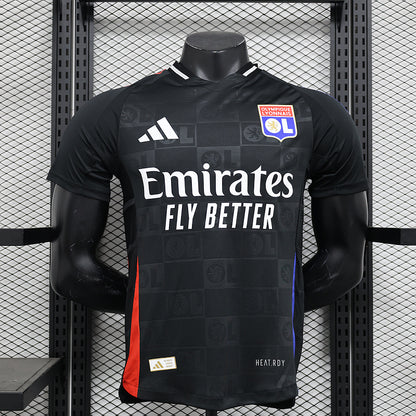 24-25 Lyon away black player version jersey tm