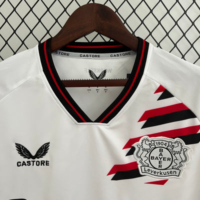 23-24 leverkusen away white jersey