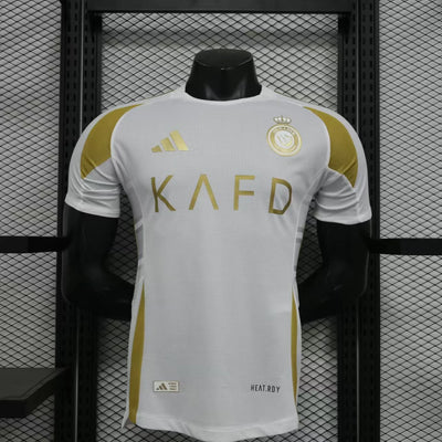 24-25 Al nassr Third away white player version jersey tm