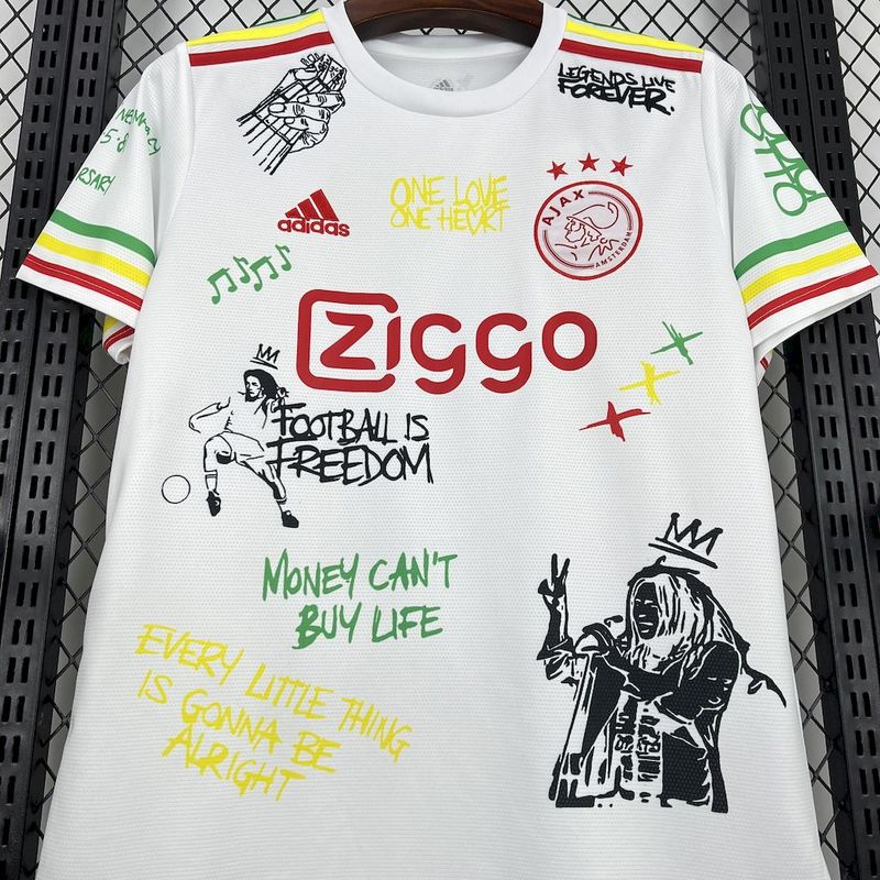 25-26 Ajax Amsterdam Bob Marley 40th Jersey