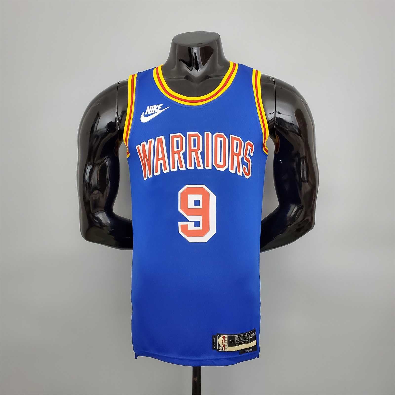 75th Anniversary Iguodala #9 Warriors Retro Edition Blue tm
