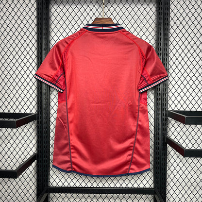 2002 England Away Retro Jersey (Double-sided) tm