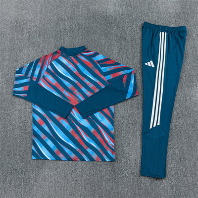 26-27 Season Arsenal Red-Blue Color Football Sweater Set