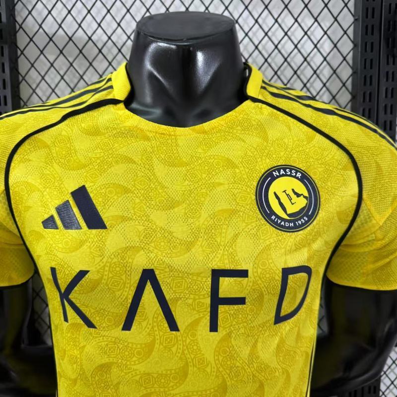 25-26 Al-Nassr home player version soccer jersey TM