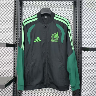 Mexico Black & Green Bomber Jacket