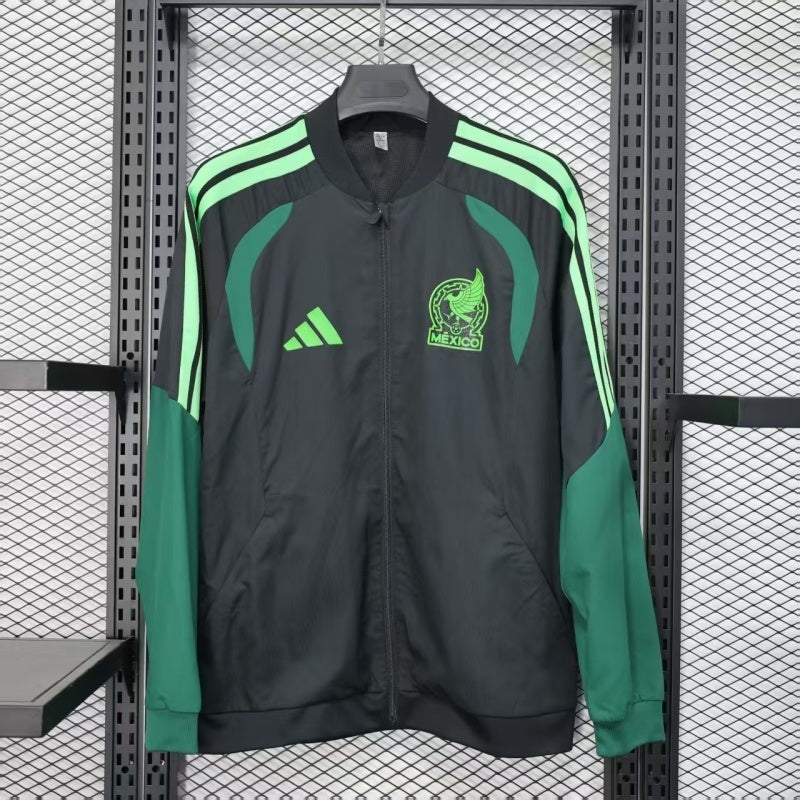 Mexico Black & Green Bomber Jacket