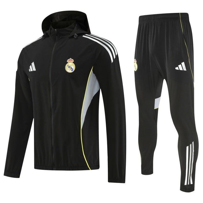Real Madrid 2025/26 White Windbreaker suit
