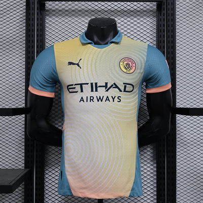 24-25 MANCHESTER CITY yellow and blue special player version jersey tm