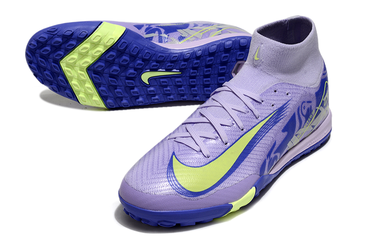 Nike Assassin Sixteenth Generation High Top Built-in Full Air Cushion Waterproof Knitted Straw Stud MD- INDOOR