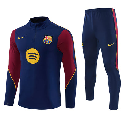 26-27 Season Barcelona Dark-Blue Color Football Sweater Set