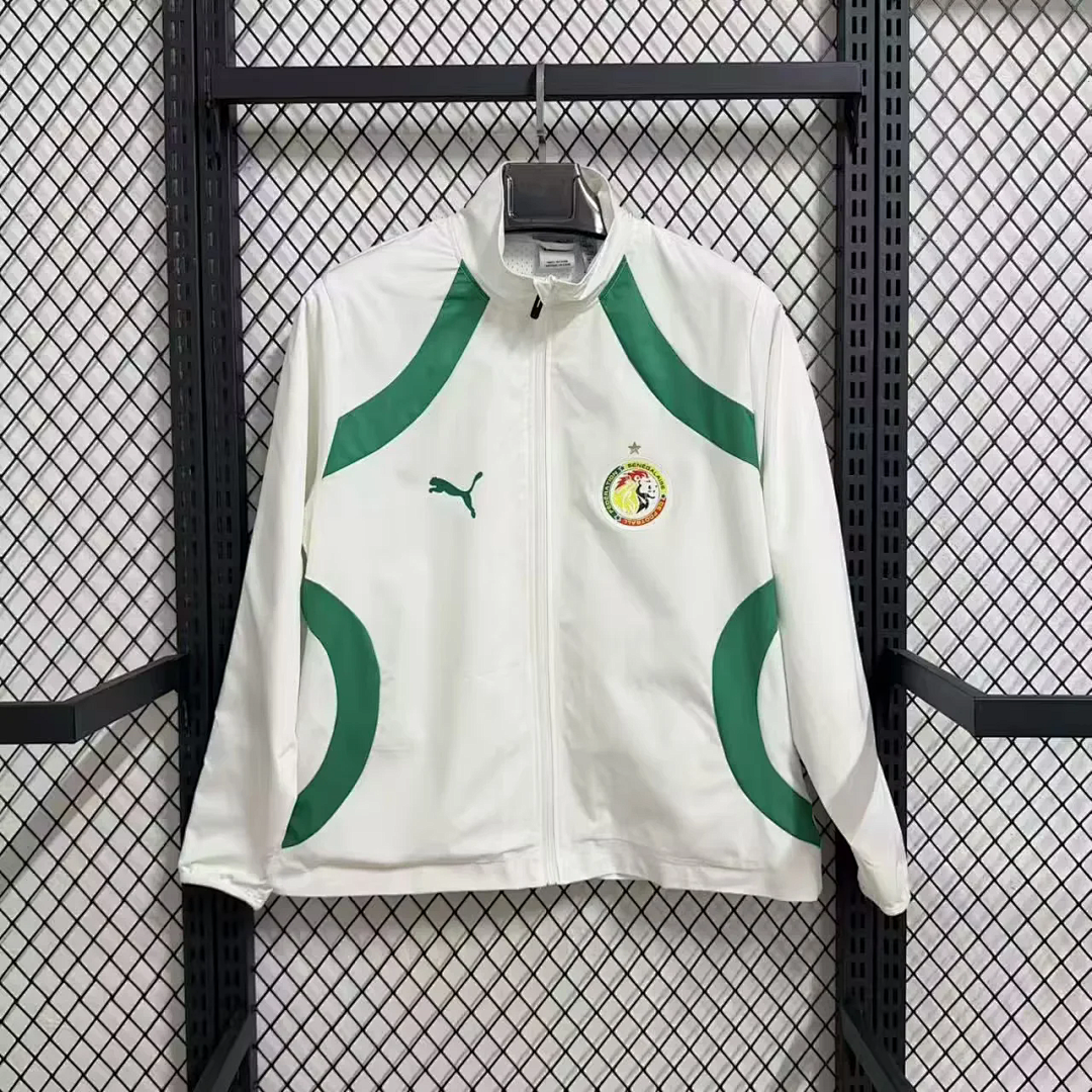 Senegal White & Green Track Jacket