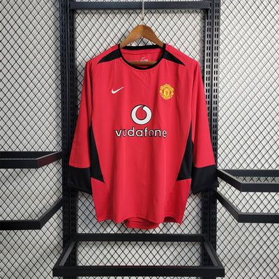 02-04 MANCHESTER UNITED home long sleeve