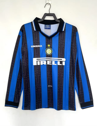 97-98 Inter Milan home long sleeve retro jersey