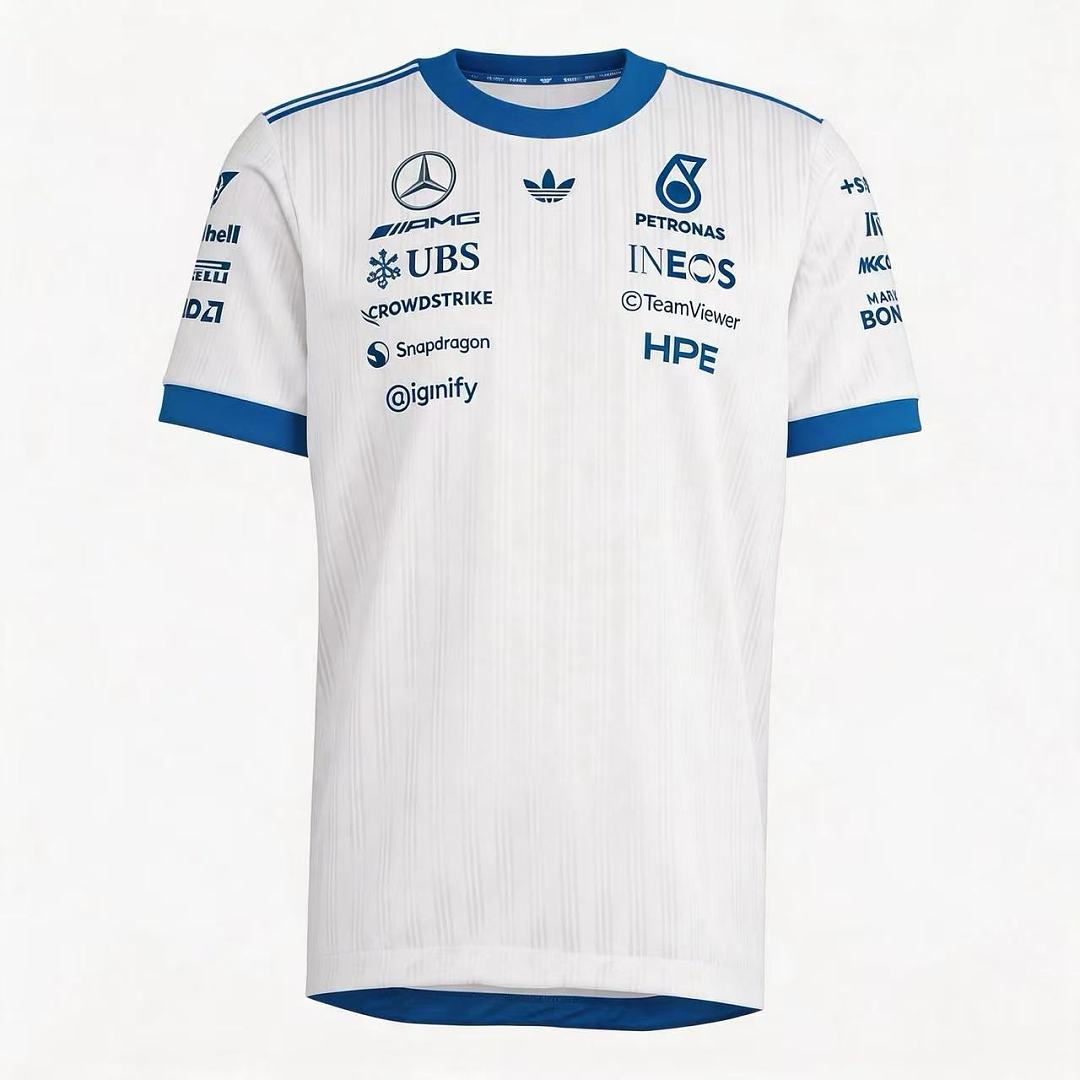 Mercedes 2026 White F1 Jersey