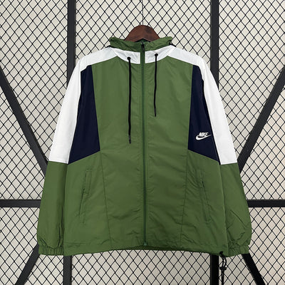 Nike Green, White & Navy Windbreaker