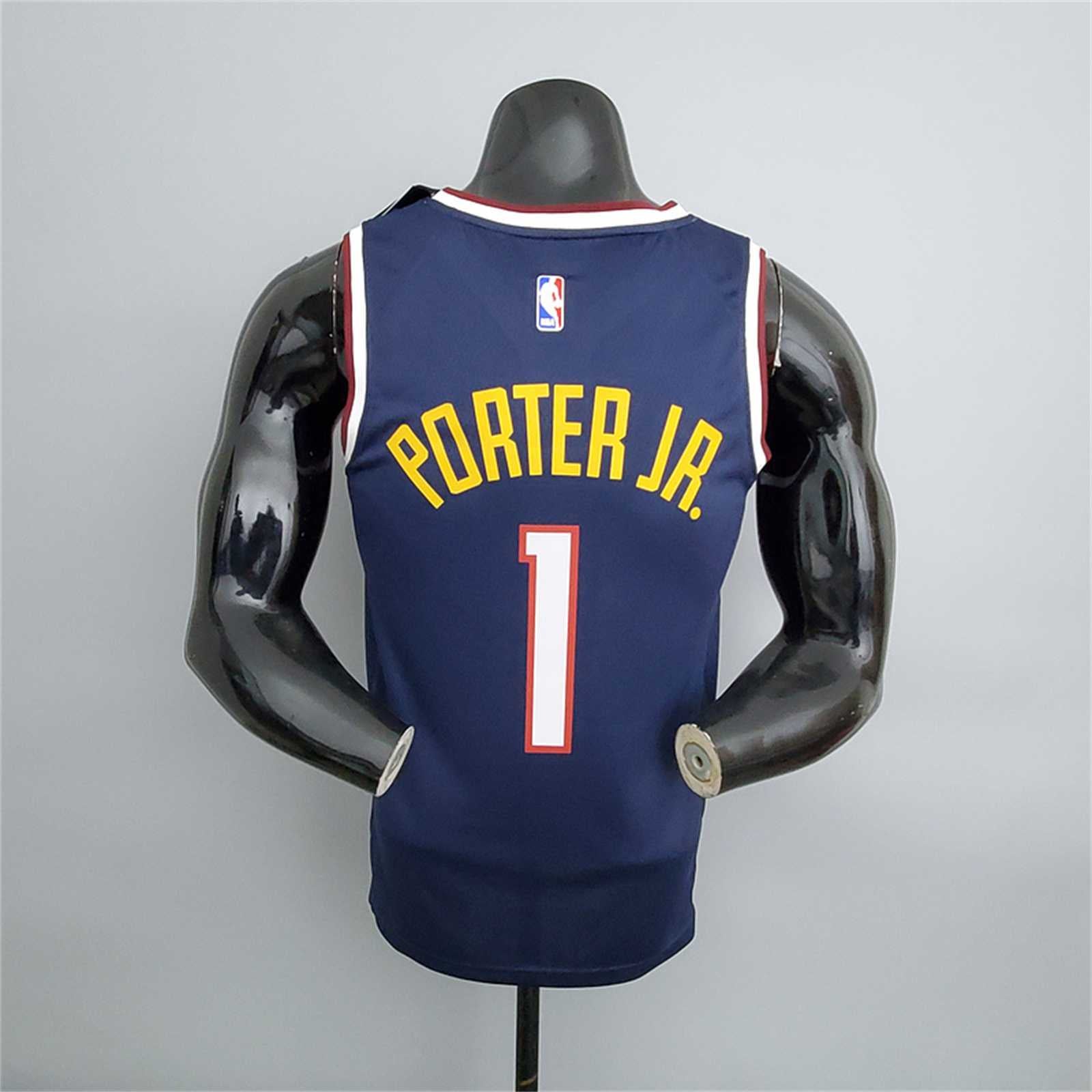 Nuggets Porter jr.#1 Navy Blue