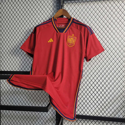 2022 Spain home fan version shirt tm