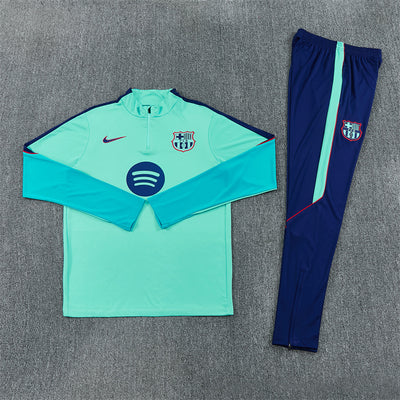 26-27 Season Barcelona Lake-Blue Color Football Sweater Set