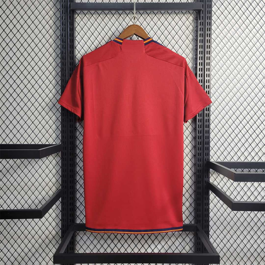 2022 Spain home fan version shirt tm