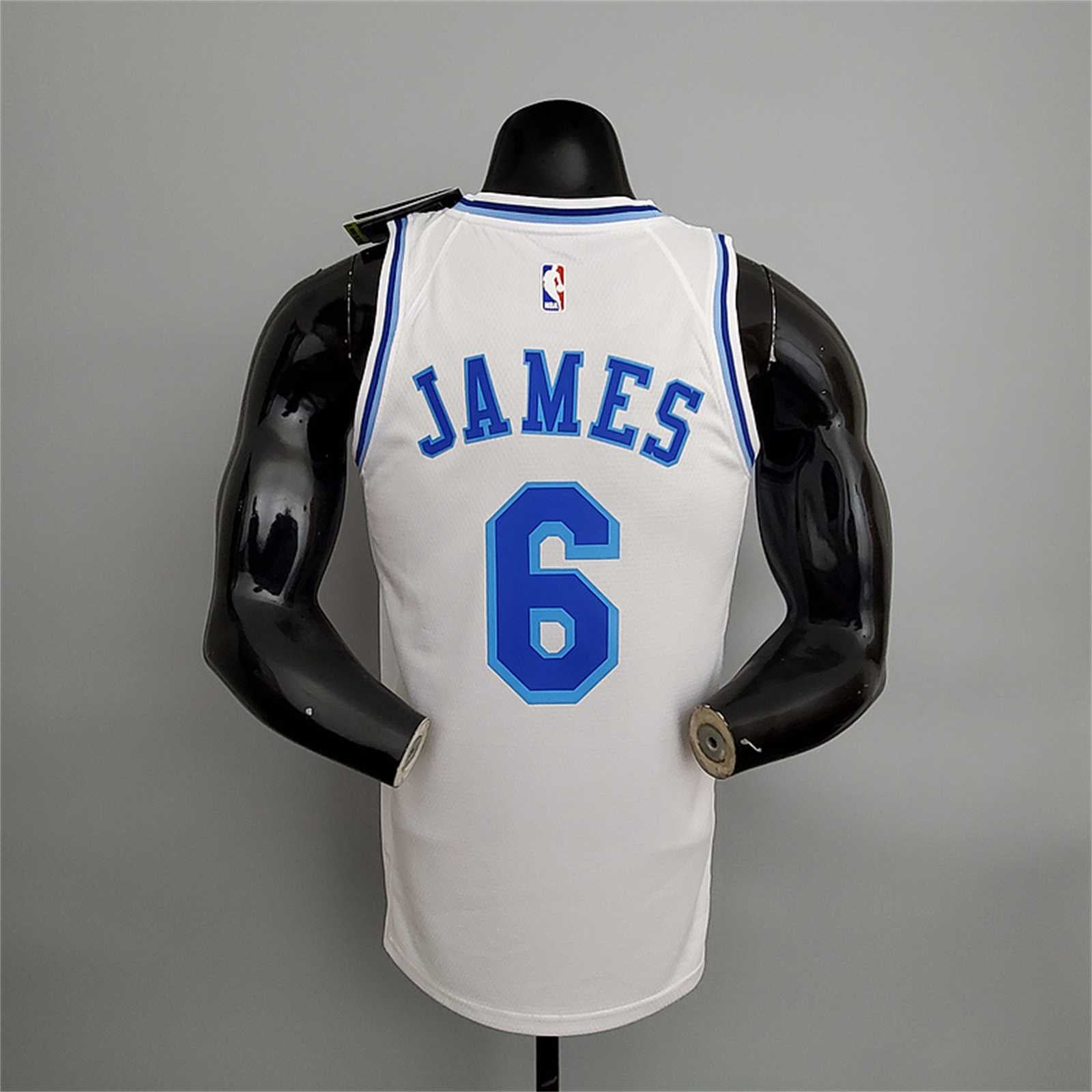 Lakers James#6 Latin Night (High Head) White