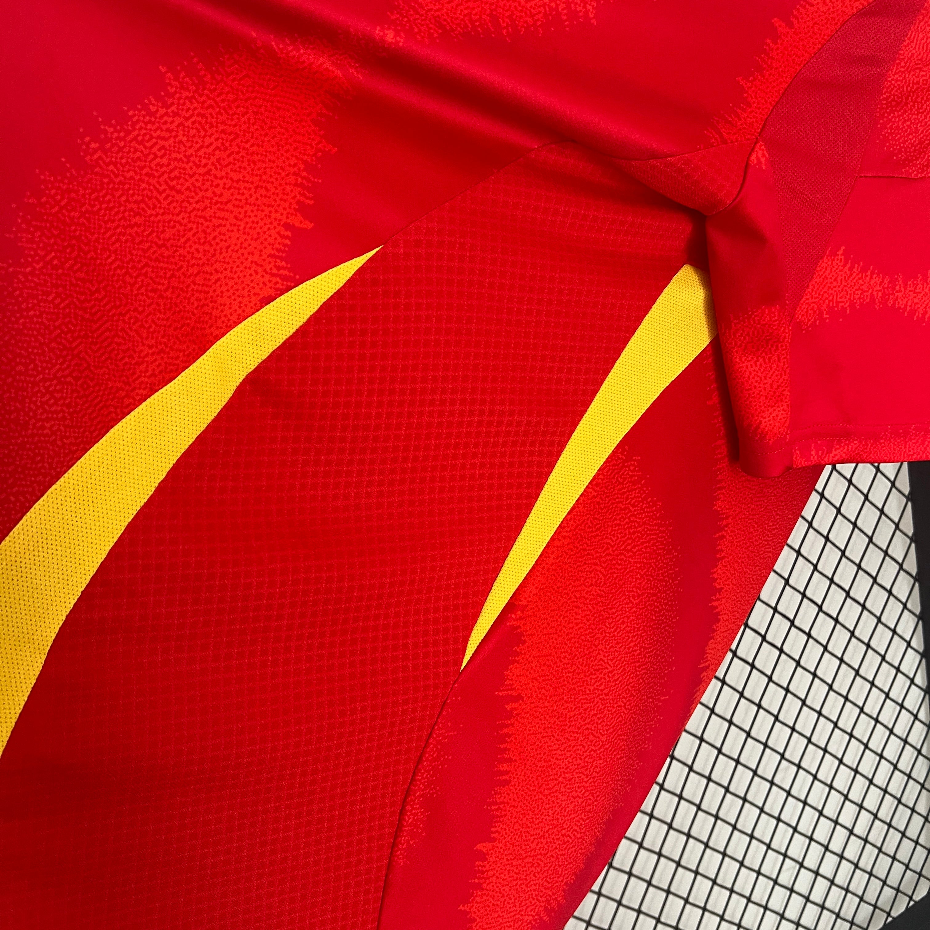 2024 Spain home red soccer jersey