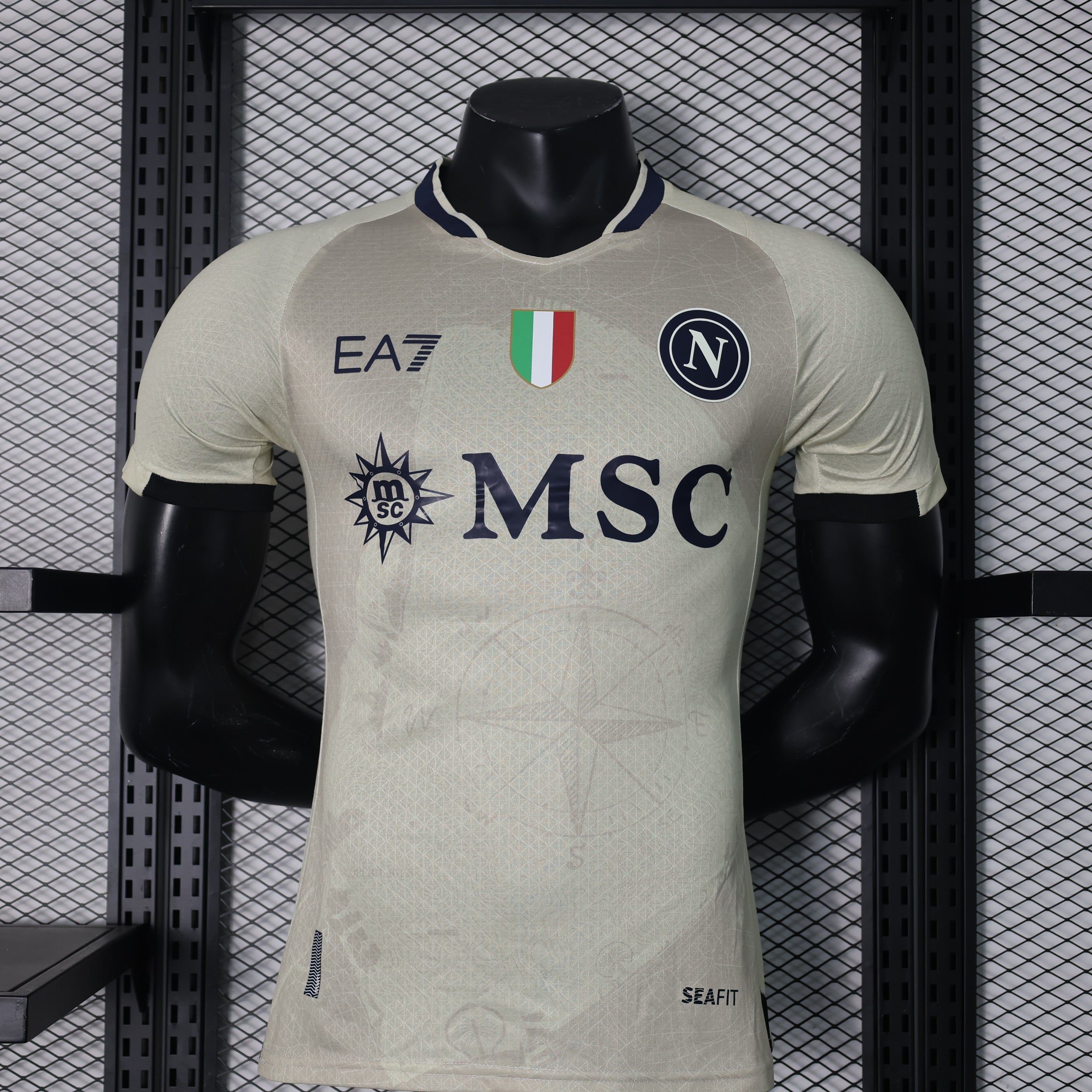 24-25 Napoli white special player version jersey tm
