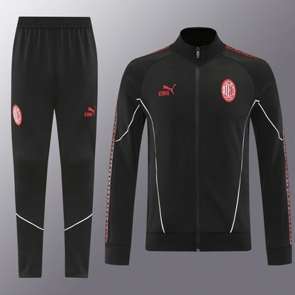 AC Milan 2025/26 Black long sleeve Jacket suit