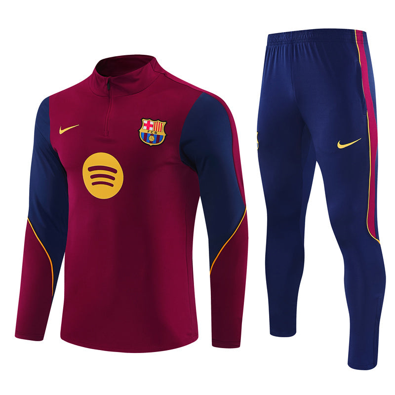 26-27 Season Barcelona Red Color Football Sweater Set
