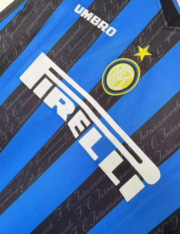 97-98 Inter Milan home long sleeve retro jersey
