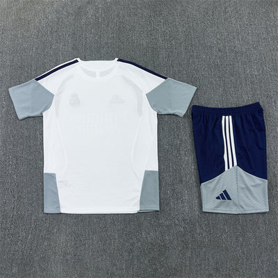 26-27 Season Real Madrid White Color Football Training Suit
