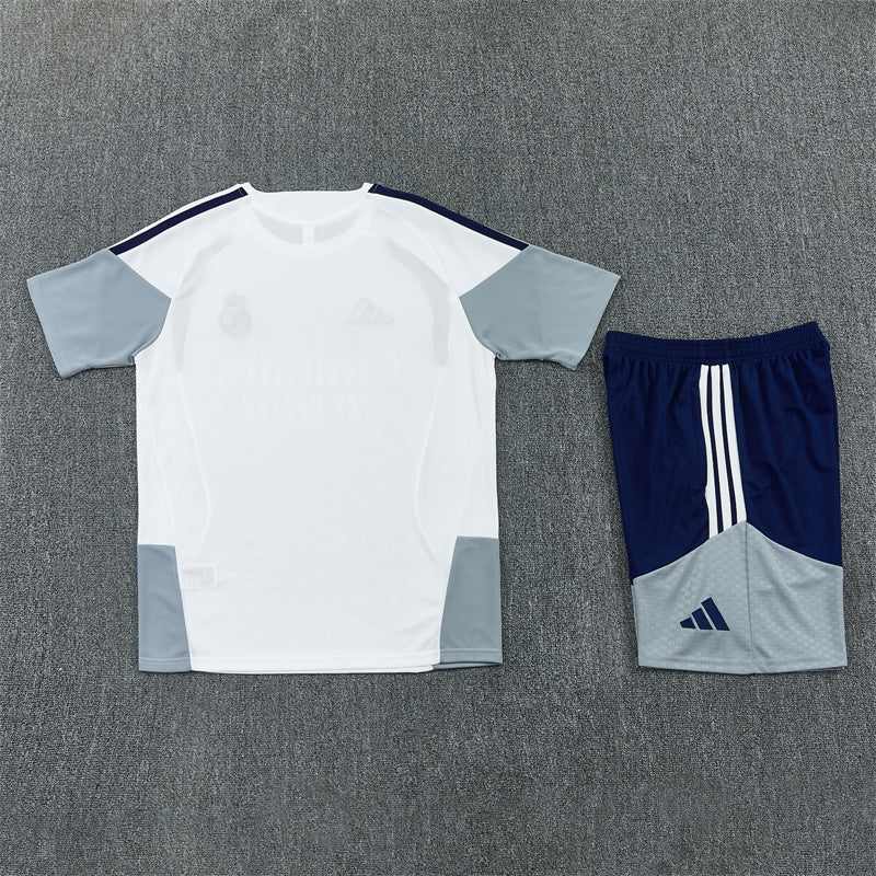 26-27 Season Real Madrid White Color Football Training Suit