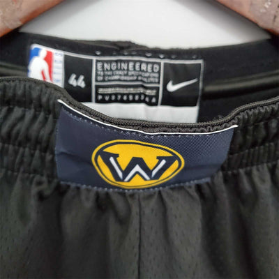 Warriors black NBA shorts