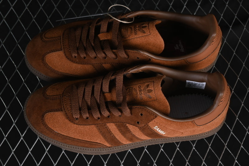 SAMBA CLOVER CASUAL BOARD SHOES BROWN/COFFEE