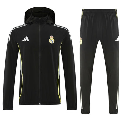 Real Madrid 2025/26 White Windbreaker suit