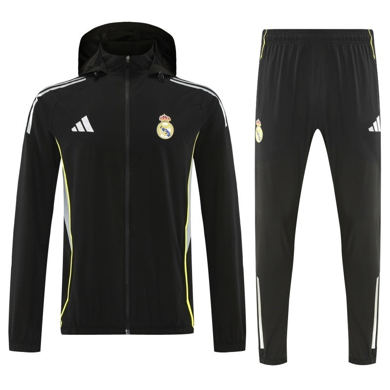 Real Madrid 2025/26 White Windbreaker suit