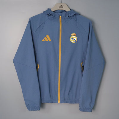 Real Madrid Blue & Gold Windbreaker