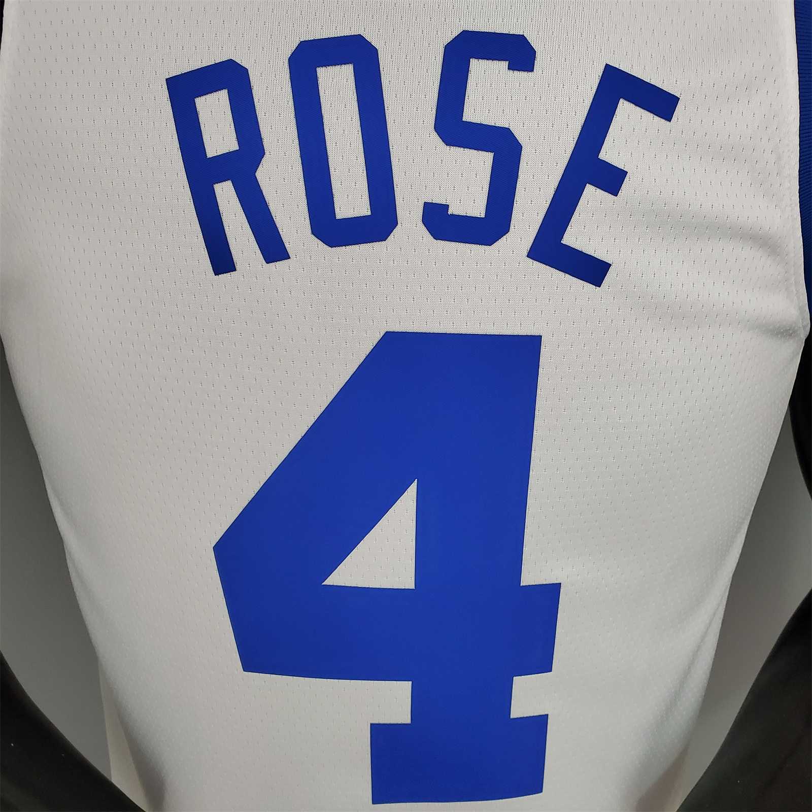 ROSE#4 75th Anniversary Knicks White