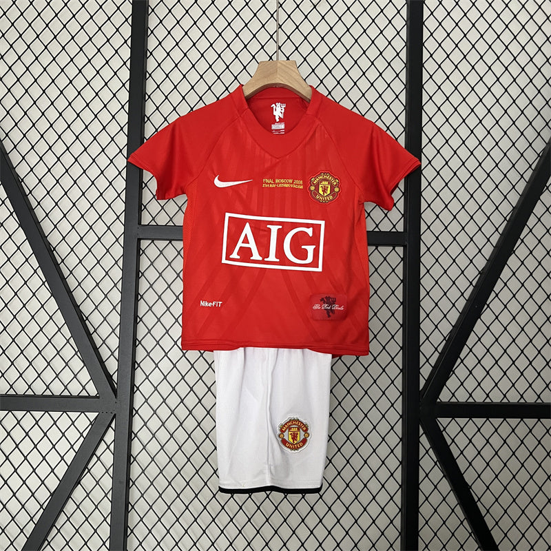 07-08 Manchester United home retro kid kit TM