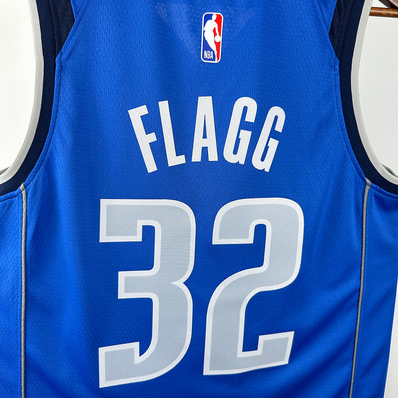 Dallas Mavericks 2023 Blue FLAGG #32