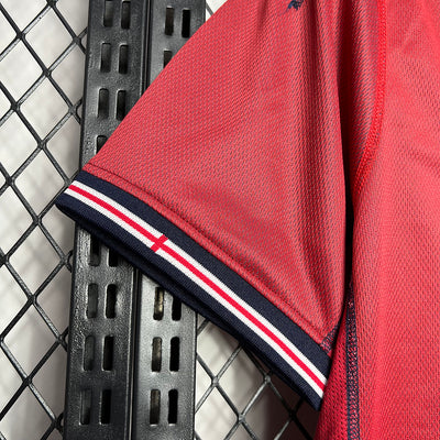 2002 England Away Retro Jersey (Double-sided) tm