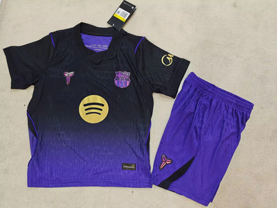 Kid Kit Barcelona 2026/27 Third Away Player Version Soccer Jersey Size