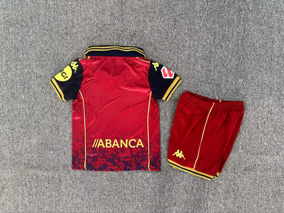 25-26 Deportivo de La Coruna away kid kit