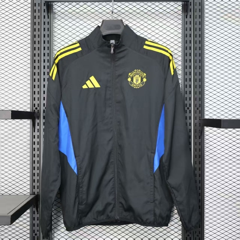 Manchester United Black & Yellow Windbreaker