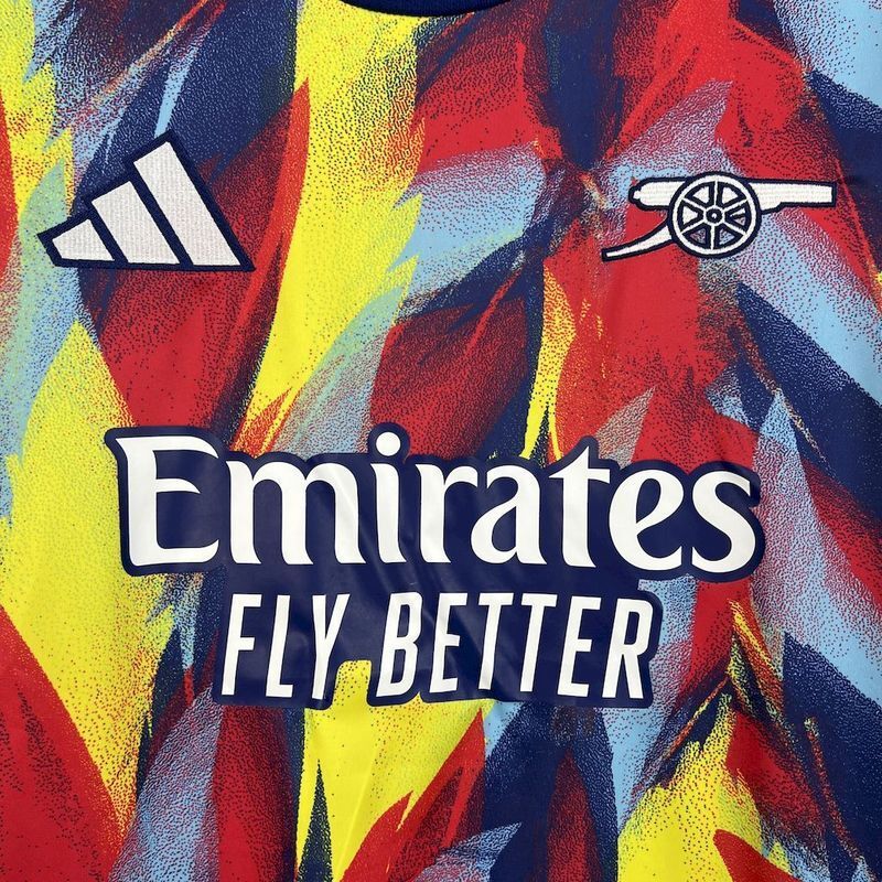 25-26 Arsenal Colorful pre-match training Jersey
